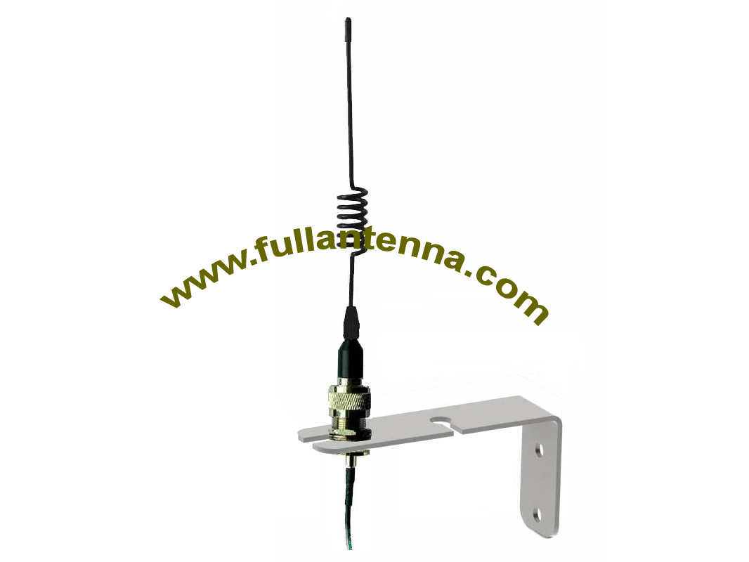 P/N:FA915.0604,915Mhz Antenna,L bracket mount RFID whip antenna 2-5meters cable SMA connector