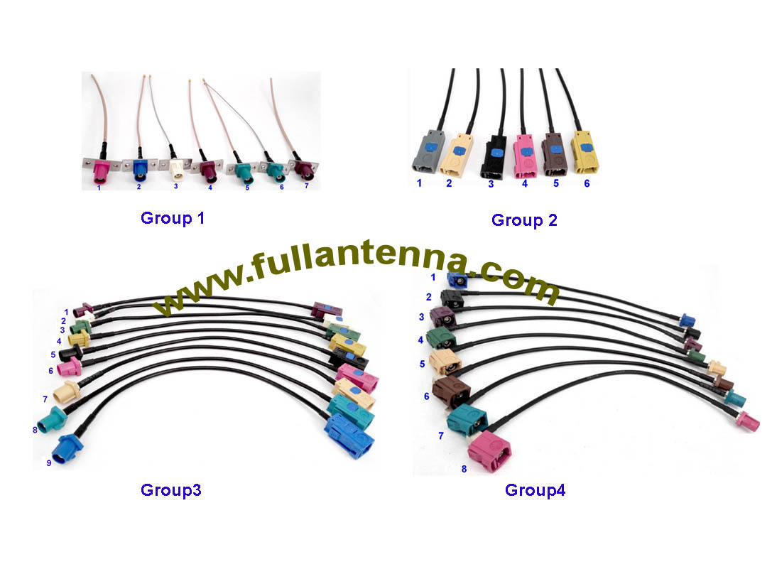 China Cheap Rf cables Suppliers –  FA.Cable Assemblies2, all series  FAKRA connectors or customized – Fullantenna