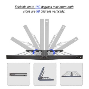 Factory Cheap China Hydronics Cultivation 680W Waterproof Foldable Dimmable LED Grow Light Full Spectrum Grow Light Bar for Indoor Plants