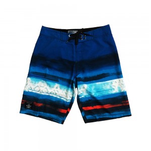 Men’s Stripes printing Board Shorts Bathing Board Trunks Beach Shorts With woven label
