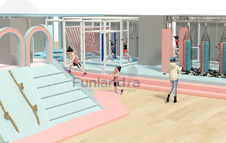 Mondodo Town is a warm and comfortable children’s playground created by Funlandia for children