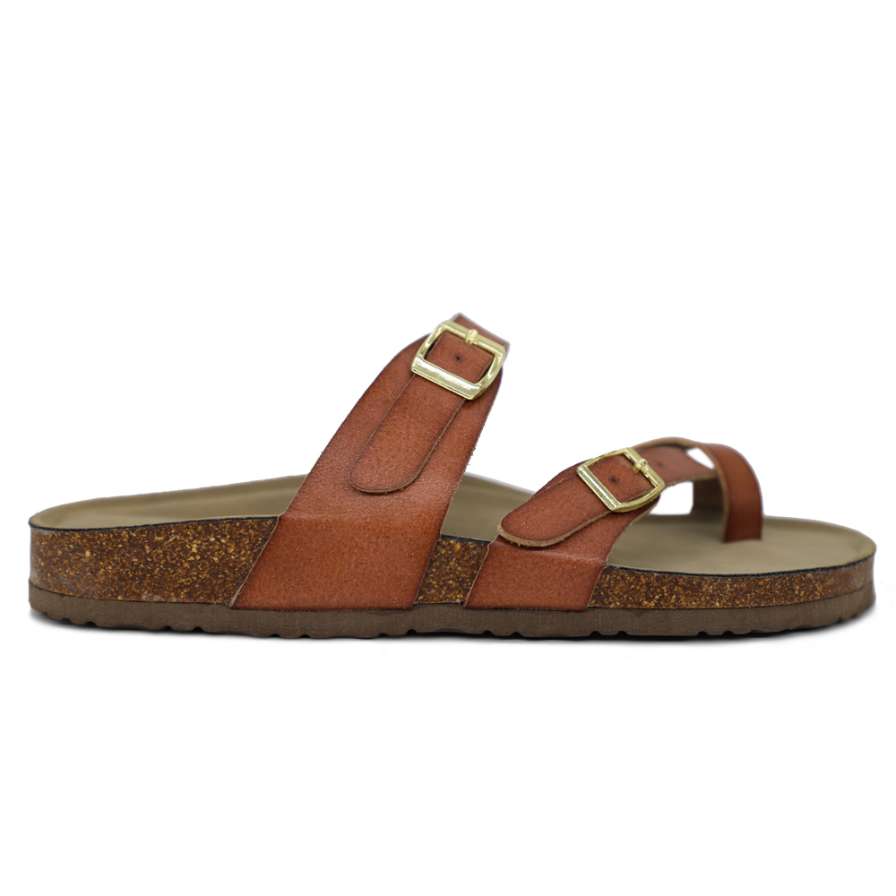 2022 High quality Mens Cork Slippers - Classic Mens Multi Strap  Cork Sandal – FUNSTEP detail pictures