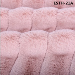Best Price for Faux Fox Fur Material - solid col faux rabbit fur ESTH-20A – Eastun
