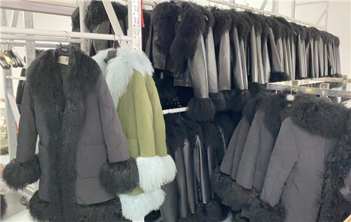 our sewing factory is rushing the production for 10000pcs faux leather jackets and faux fur coats…