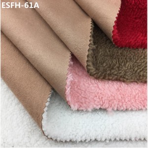 Factory wholesale Tan Oversized Bonded Suede Jacket - Suede Bonded Fur – Eastun