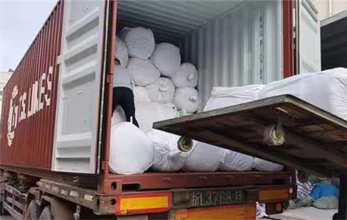 6 containers of our high quality faux fur had been shipped to Poland customer