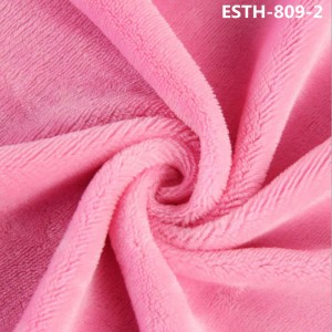 2020 wholesale price Micro Fiber Polyester Coral Fleece With Plain Cols - flannel fleece with plain cols – Eastun