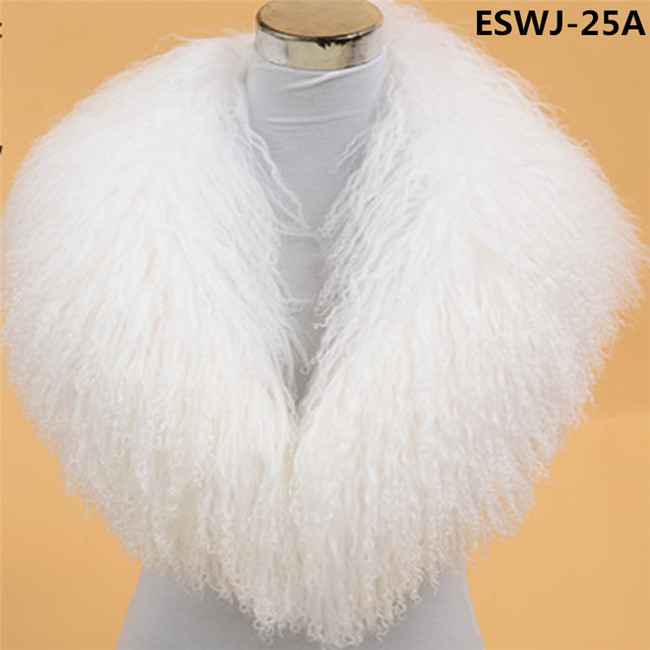 China Manufacturer for Fur Lined Jacket - long pile natural mongolian fur scarf  – Eastun detail pictures