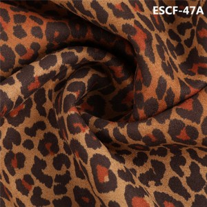 Factory supplied Buckskin Suede Fabric - foil + print   suede fabric – Eastun