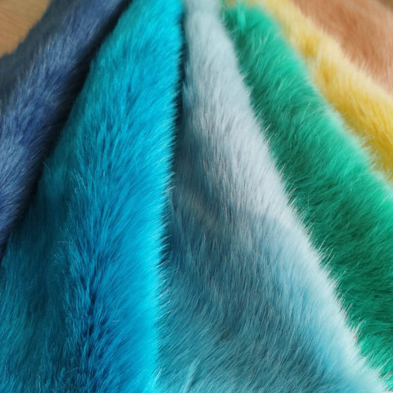 Top Quality Green Fake Fur Fabric - high pile  imitation fox fur – Eastun