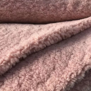 warp knit faux sheep curly fur