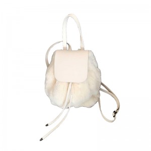 Girl’s bags new real fox fur fashion Knapsack bag wholesale