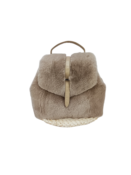 Women’s Dsigner bags collction new Rex fur fashion backpack Featured Image
