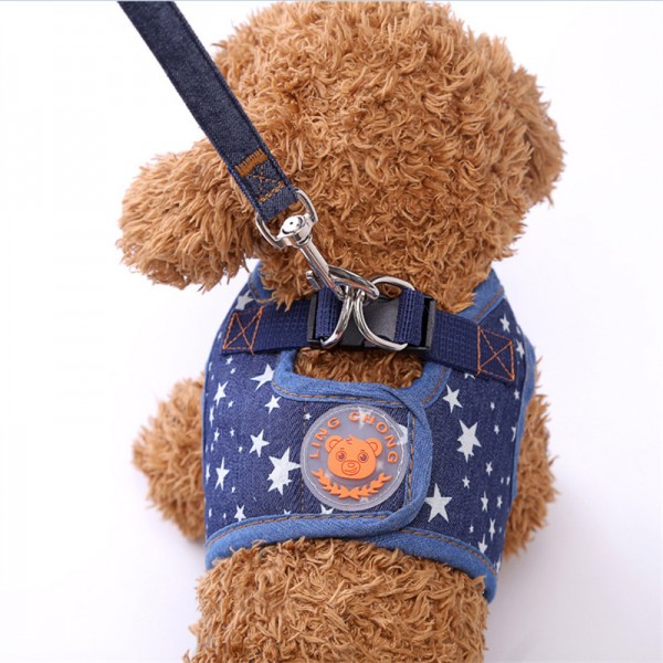 Wholesale Leather Dog Harness Puppy Harness And Leash