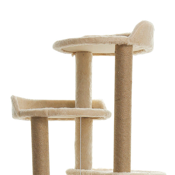 Famous Best Comfortable Happy Pet Cat Tree Exporters –  Wholesale Tall Modern Three-Dimensional Scratching Post Heavy Duty Sisal  –  JIMIHAI
