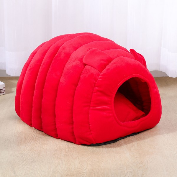 Pet Supplies Exporter OF Portable Caterpillar Shape Bed For Small Dogs And Cats At Home