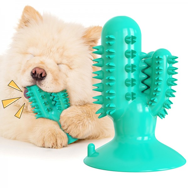 Dog Molar Stick Chewing Toys Manufacturer, Dog Toothbrush Chew Toys Like Cactus with Suction Cup, Dog Tooth Cleaning Stick, Pet Toothbrush, Dental Care for Dogs