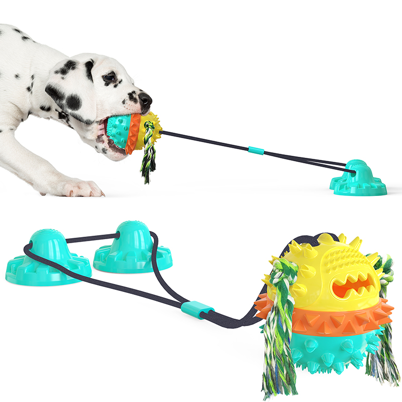 Cheap price Cat Toy Fish Flopping - Dog Toys Supplier for Aggressive Chewers Large Breed Interactive Dog, Dog Toy Tug Toy with Suction Cup for Pets –  JIMIHAI