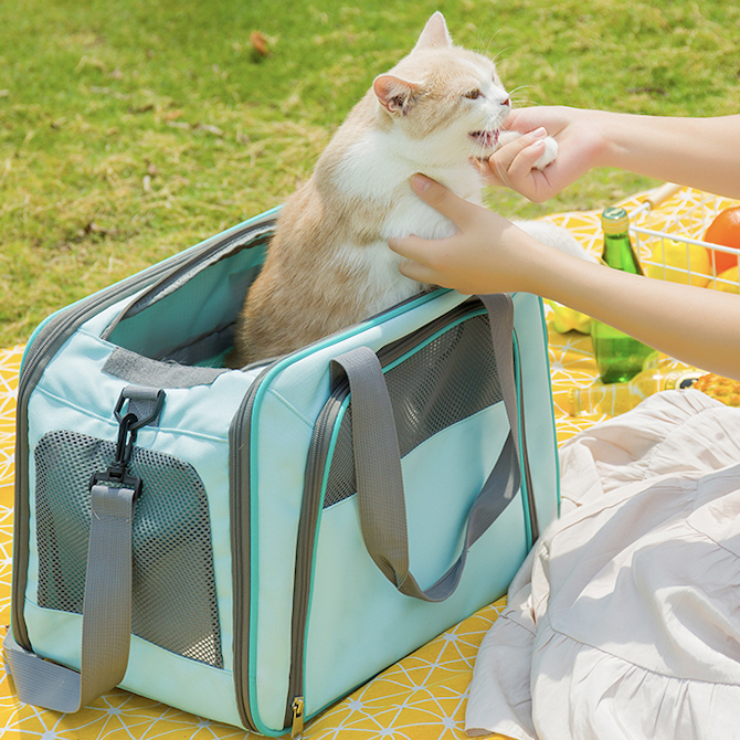 OEM High Quality Dog Handbag Suppliers –  Pet Supplies Wholesale Oxford Cloth Pet Backpack, Foldable Breathable Outing Cat Bag and Pet Handbag –  JIMIHAI