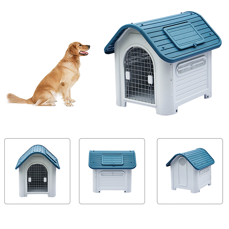 Warehouse High Quality Plastic Dog Kennel, Comfort Portable Washable outdoor house for small medium large dogs detail pictures