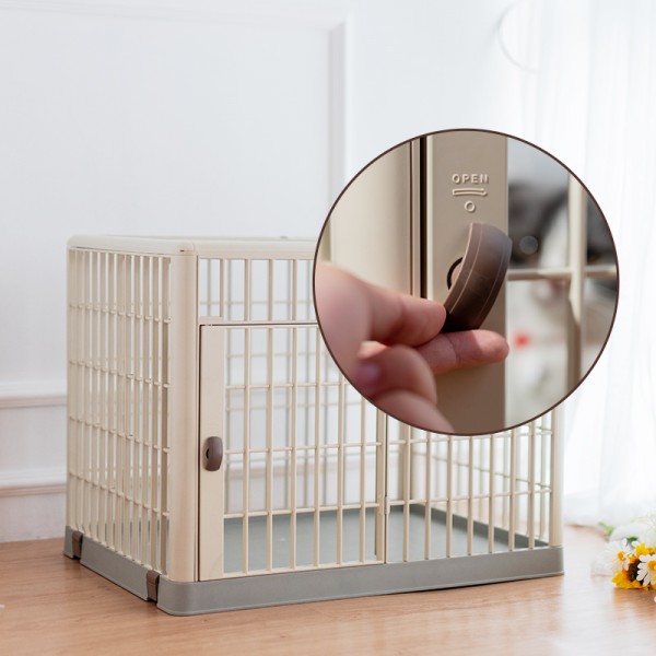 Wholesale Resin dog cage with skylight, home fenced dog villa pet kennel for small dog