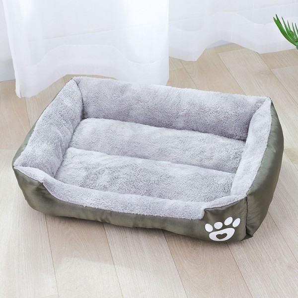Wholesale Waterproof Short Plush Cushion Pet Bed For Small Dogs Cats With Memory Foam