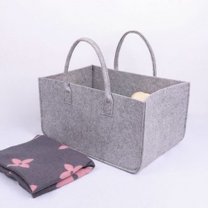 China Cheap price Shopping Tote Bag - Custom Size Wholesale Felt Firewood Basket Holder Bags For Firewood – Fusen