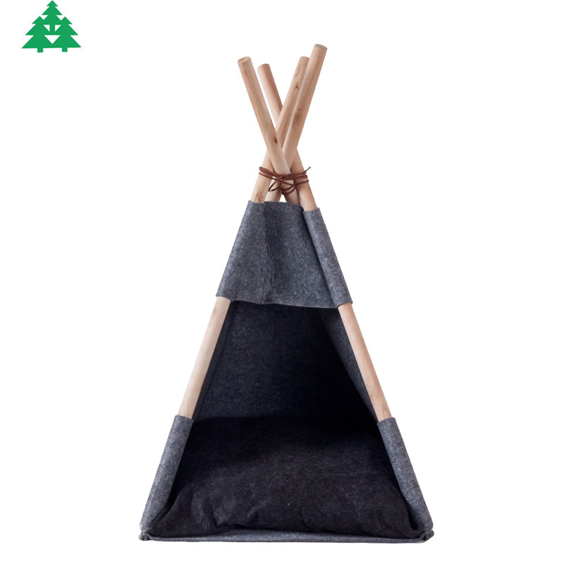 Pet Accessories Suppliers folding Cat House Custom High Quality Tent Tipi Comfort Luxury dog bed Featured Image