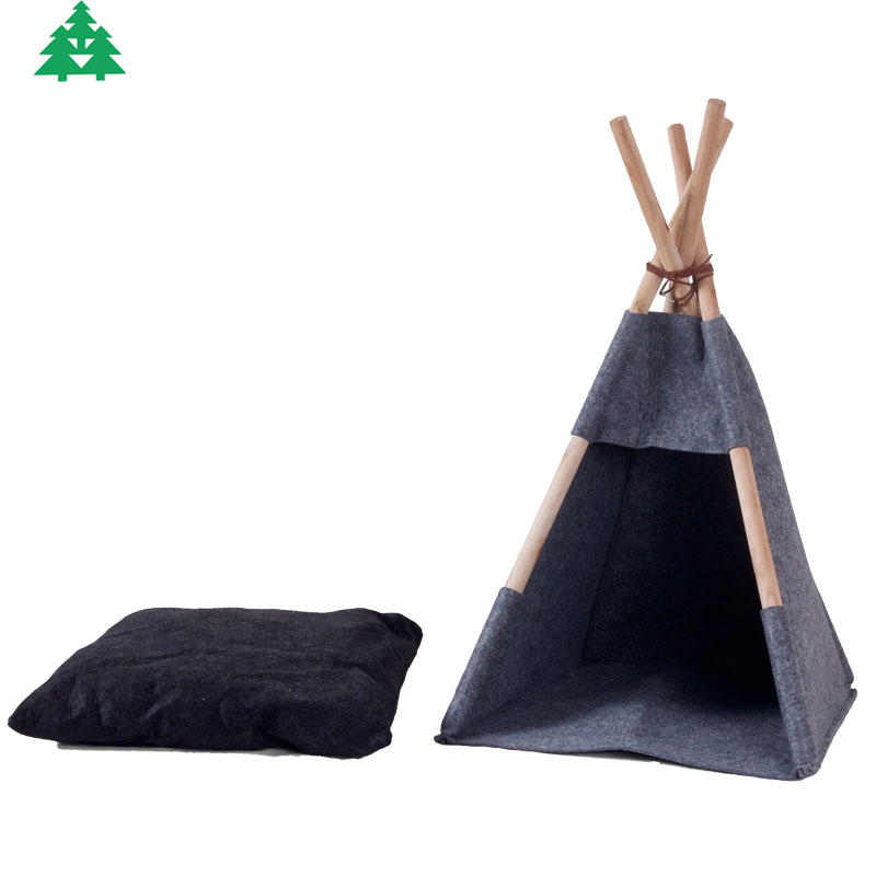 Pet Accessories Suppliers folding Cat House Custom High Quality Tent Tipi Comfort Luxury dog bed