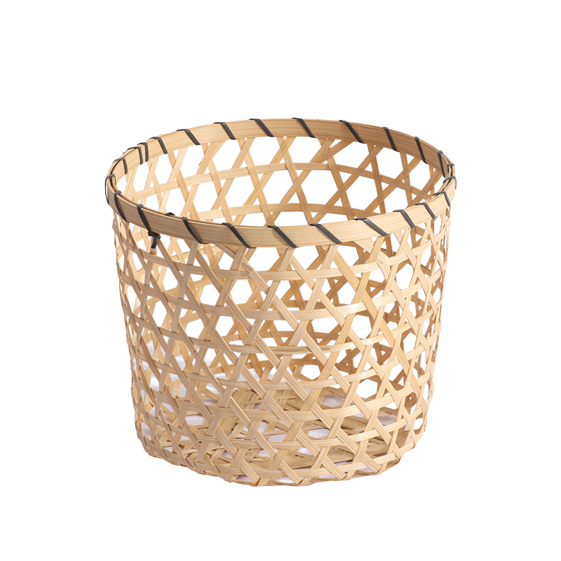 Bamboo basket Woven Rattan Gift Plant Basket Other Storage Basket for Food Fruit Bread & Vegetable