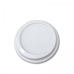 Professional China China Eco-Friendly Compostable Coffee Paper Cup Cornstarch PLA Plastic Lid