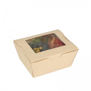 Wholesale Dealers of China Take Away Paper Salad Box Window Food Container