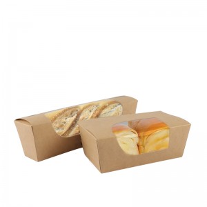 Biodegradable Flat PP Lid Company - Paper Baguette Box  – Futur