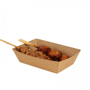 High Quality for China Sunkea Hot Sell Takeaway Packaging Kraft Paper Food Tray