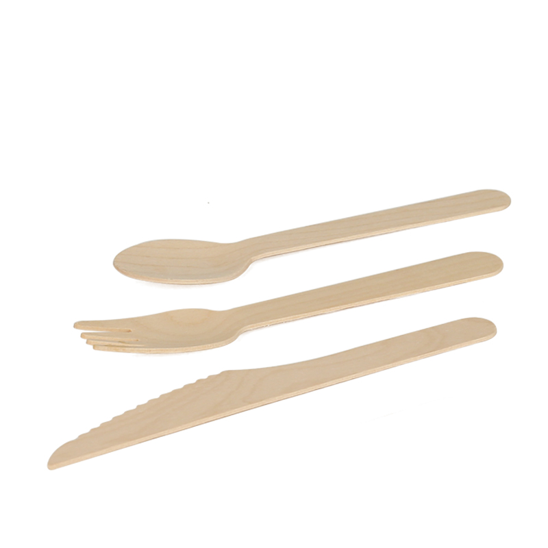 Biodegradable Plastic Cutlery Manufacturers Suppliers - Wooden Cutlery Kit  – Futur detail pictures