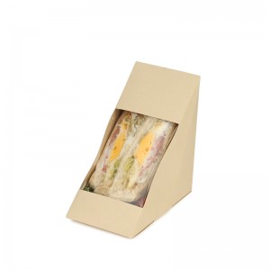 Compostable ready meal MAP paperboar packaging Manufacturers Suppliers - Sandwich Wedge  – Futur