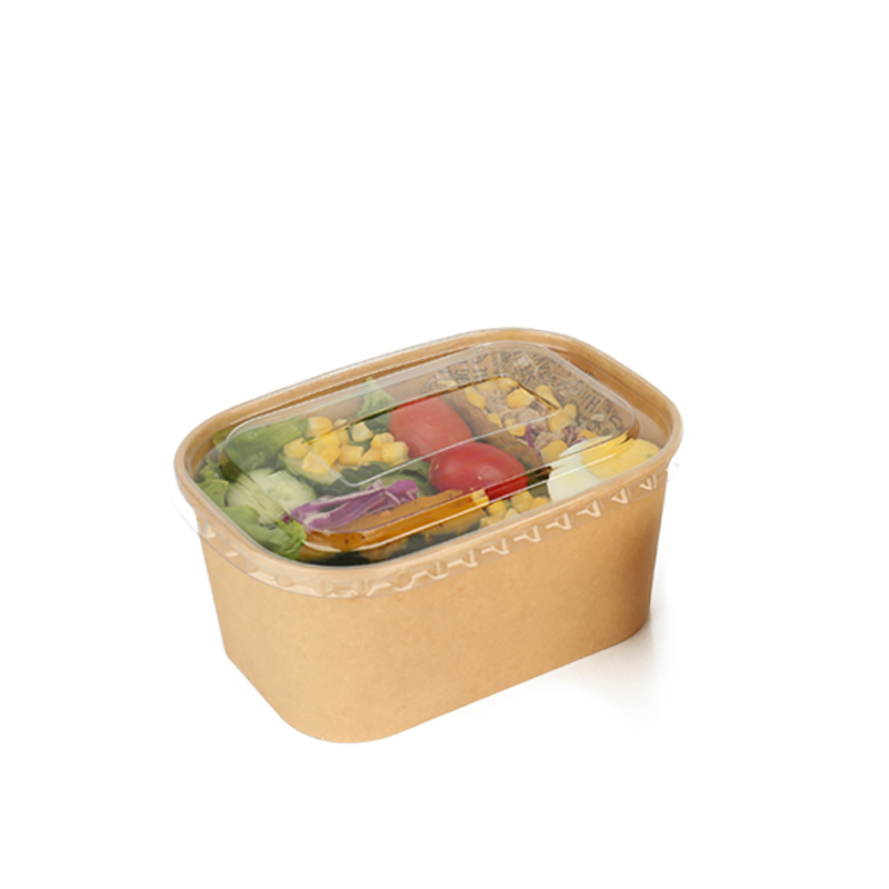 Biodegradable Paper Box Manufacturers Suppliers - Rectangular Paper Bowl  – Futur detail pictures