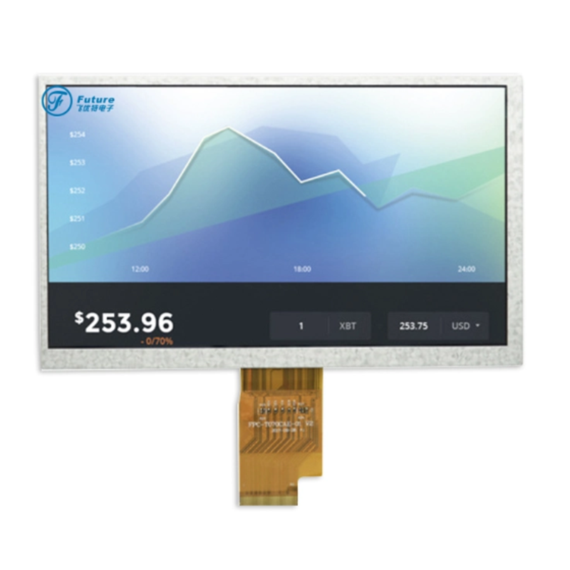 7.0″ TFT Display with Brightness 300CD/M2 and 800*480 Resolution