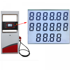 LCD Display for energy meter instrument cluster Fuel dispenser oiling machine