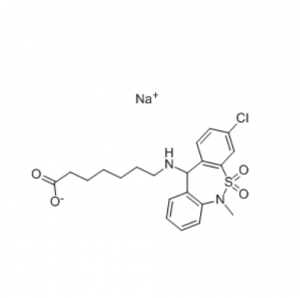 Sale di sodio di Tianeptine in polvere nootropica di Tianeptine CAS 30123-17-2