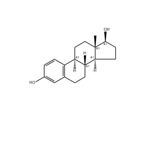β-Estradiol CAS 50-28-2 سټرایډز درملتون منځګړی پاؤډر