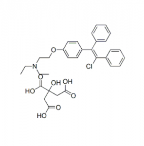 Alta pureco Clomifene Citrate 50-41-9 en stoko