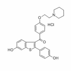 Ден соолукка каршы эстроген стероиддери ралоксифен гидрохлорид ралоксифен эмчек рагын дарылоо үчүн 82640-04-8