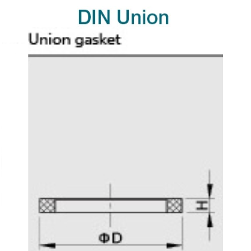 800 DIN union gasket