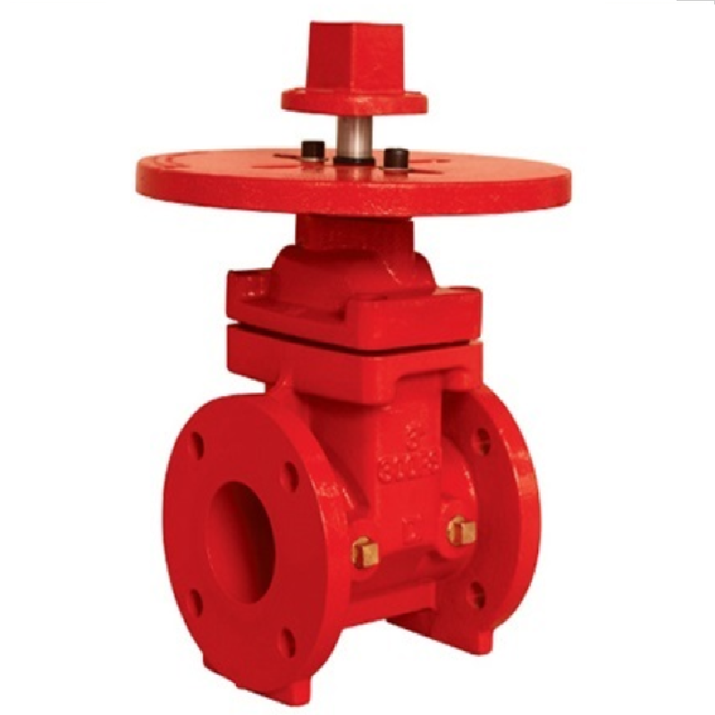 300PSI NRS flanged gate valve with round plate UL ULC listed FM approved