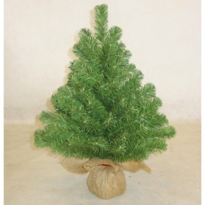 7.5 artificial christmas tree gifts ornament burlap tree