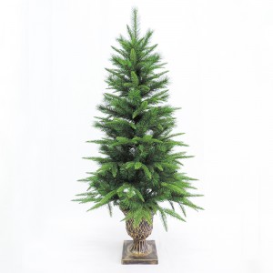 9 Ft artificial christmas tree gifts ornament green PVC tips tree
