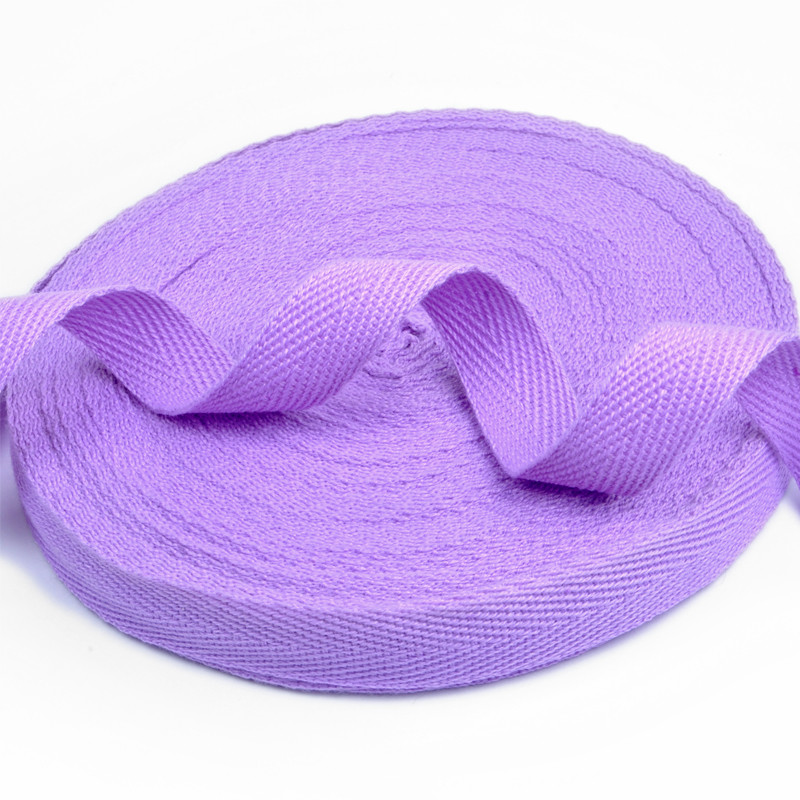 Cotton herringbone webbing for clothes