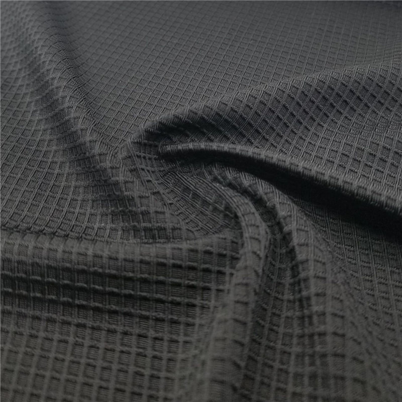 96% Polyester 4% Spandex 4 Way Stretch Waffle Knit Fabric