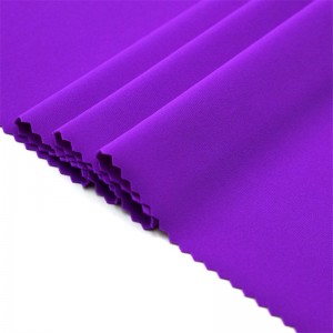 Nylon spandex matte four way stretch tricot fabric